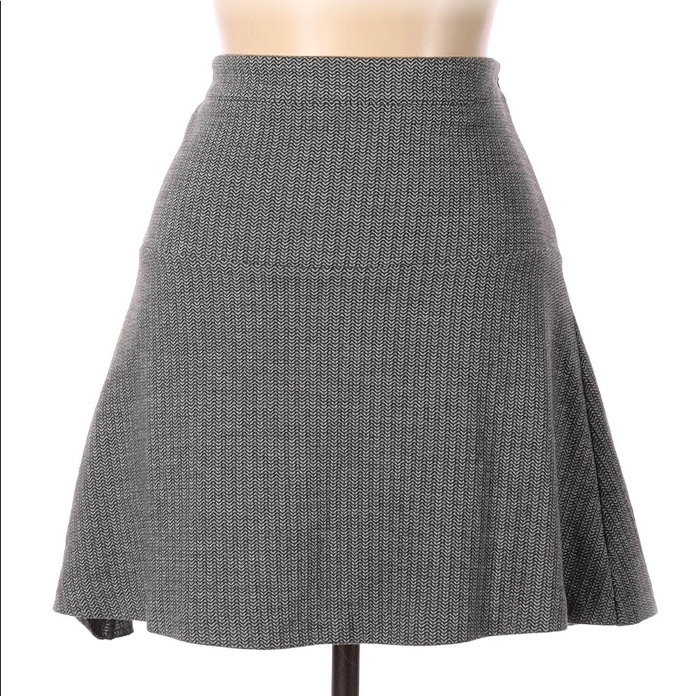 (NWOT) LOFT A-Line Skirt - Gray